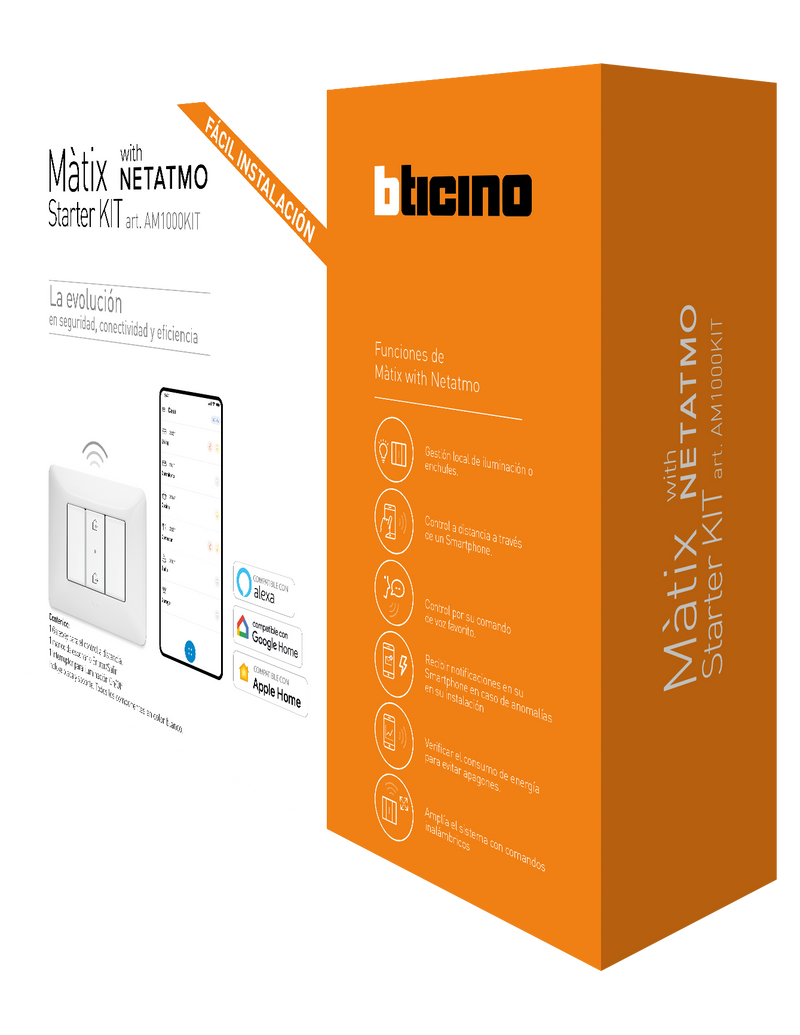 Starterkit Matix with Netatmo: Gateway + Interruptor Conectado - AM1000KIT