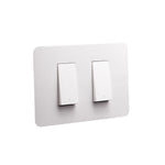 Interruptor Doble 9/15 Blanco Armado MatixGO