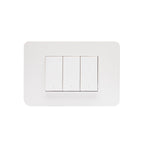 Interruptor Triple 9/32 Blanco Armado MatixGO