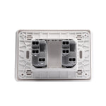 Toma corriente Doble 10A/16A Blanco Armado MatixGO