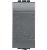 Interruptor Doble 9/12 16A 250V Antracita Living Light Semi Armada