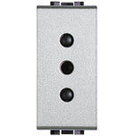 Cargador USB Tipo A + Toma Doble 2P+T 10A 250V Tech Living Light Semi Armada