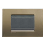 Interruptor 9/24 16A Armado con Placa Square Antracita Living Light