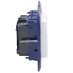 Toma triple 10/16A semi armado LivingLight - color blanco - SN4180X3E