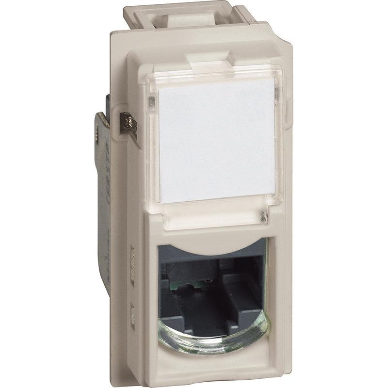 Conector RJ-45 para transmisión de datos y telefonía - CAT 5E UTP - color arena - KM4279C5E