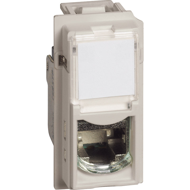 Conector RJ-45 para transmisión de datos y telefonía - CAT 6A UTP - color arena - KM4279C6A