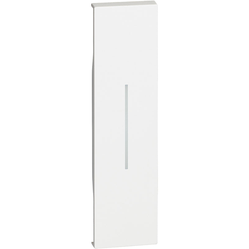 Cubremódulo iluminable estándar 1 módulo - color blanco - KW01