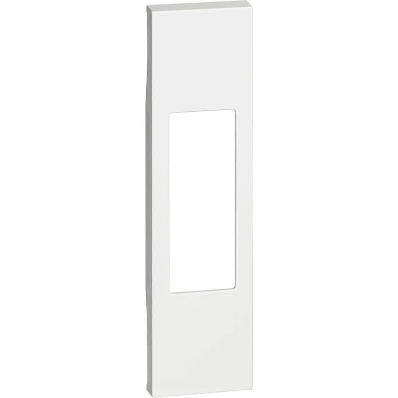 Cubremódulo para tomas estándar italiano 1 módulo - color blanco - KW02