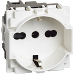 Toma de corriente estándar Schuko universal color blanco - KW4140A16