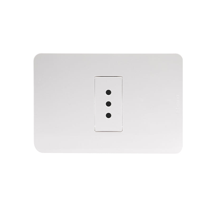 Toma corriente Simple 10A Blanco Armado MatixGO