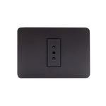 Toma corriente Simple 10A Negro Armado MatixGO