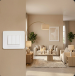 Interruptor Triple  9/32 Blanco Armado MatixGO