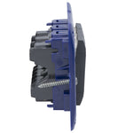 Interruptor semi armado 9/32 16A 250V LivingLight - color antrasita - SL4001X3E