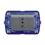 Toma 2P+T 10A 250V Antracita  Living Light Semi Armada