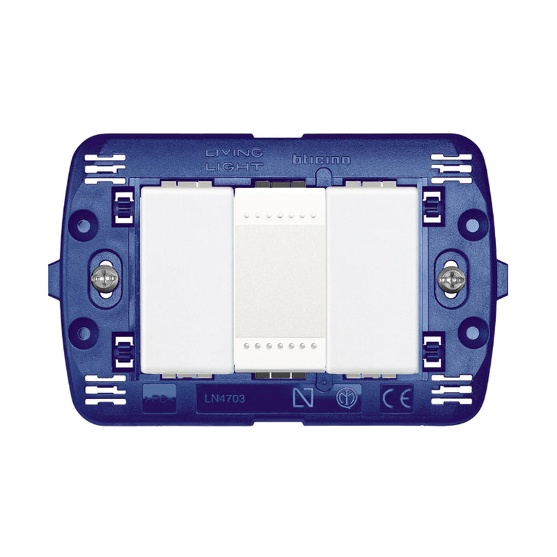 Interruptor 9/12 16A 250V Blanco  Living Light Semi Armada