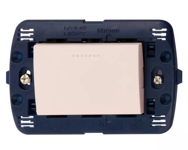 Interruptor semi armado 9/24 16A 250V LivingLight - color blanco - SN4003NE