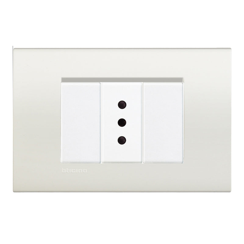 Toma 2P+T 10A 250V Armada Blanco Living Light