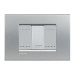 Interruptor Doble 9/12 16A Armado con Placa  Tech  Living Light