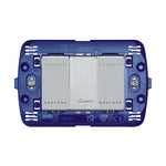 Interruptor Doble 9/12 16A 250V  Tech Living Light Semi Armada
