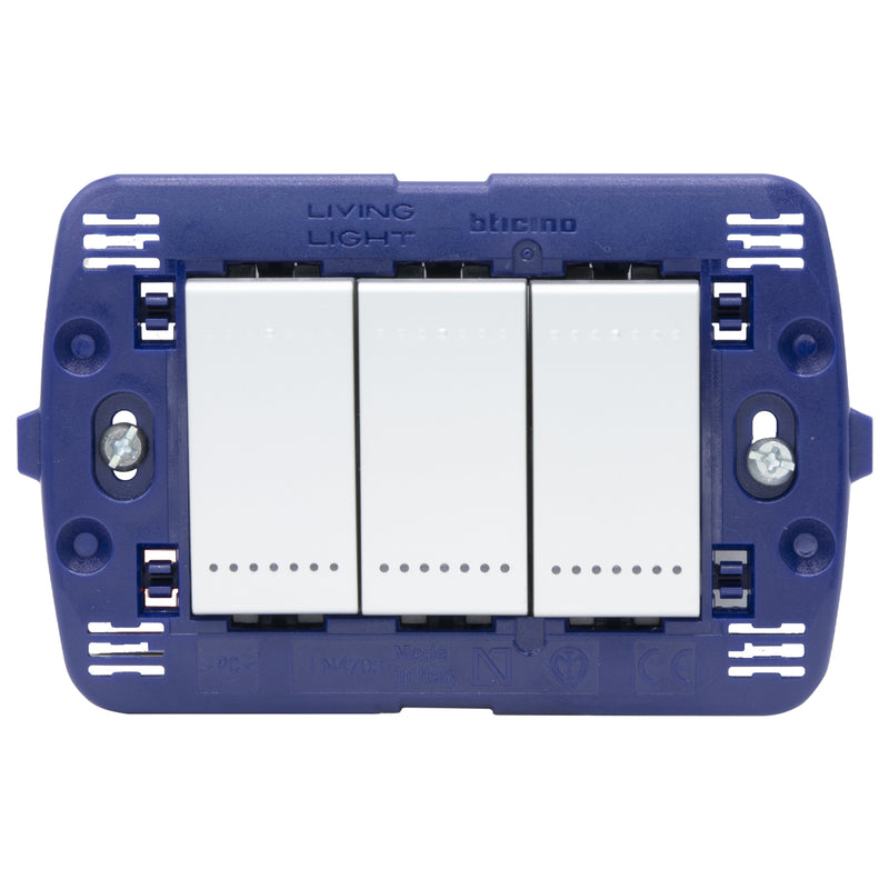 Interruptor semi armado 9/32 16A 250V LivingLight - color tech - SNT4001X3E