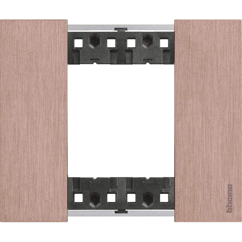 Placa Living Now 2 módulos - color cobre - KA4802ZM