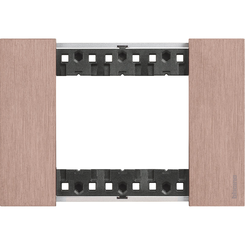 Placa Living Now 3 módulos - color cobre - KA4803ZM
