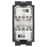 Conmutador control persianas 1 módulo 1P 10AX 250Vac - K4027