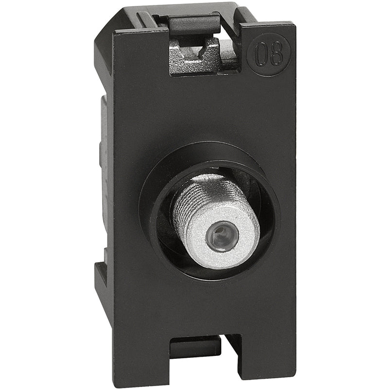 Conector coaxial de TV - color negro - K4202F