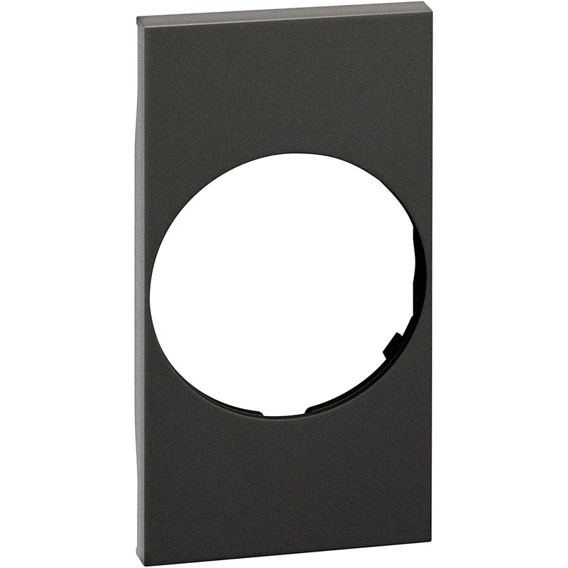 Cubremódulo  para lámpara emergencia extraíble 2 módulos - color negro - KG04