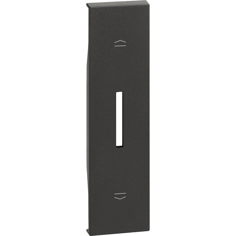 Cubremódulo iluminable para control persianas módulo ref. K4027 1 módulo - color negro - KG06