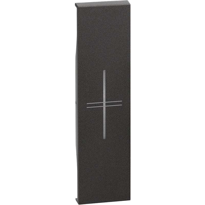 Cubremódulo para ref. K4027C 1 módulo - color negro - KG32