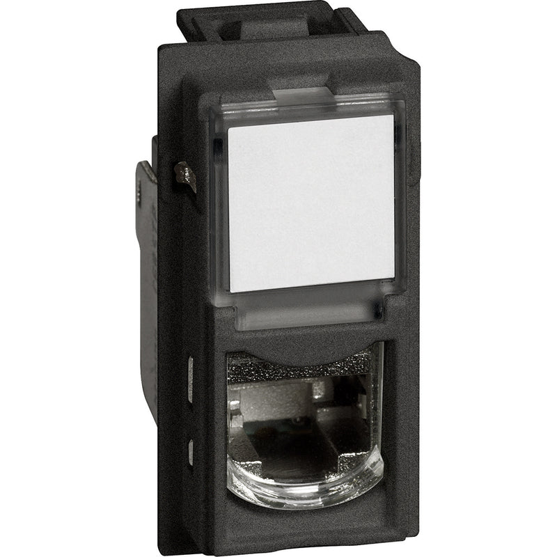 Conector RJ-45 para transmisión de datos y telefonía - CAT 6 UTP - color negro - KG4279C6