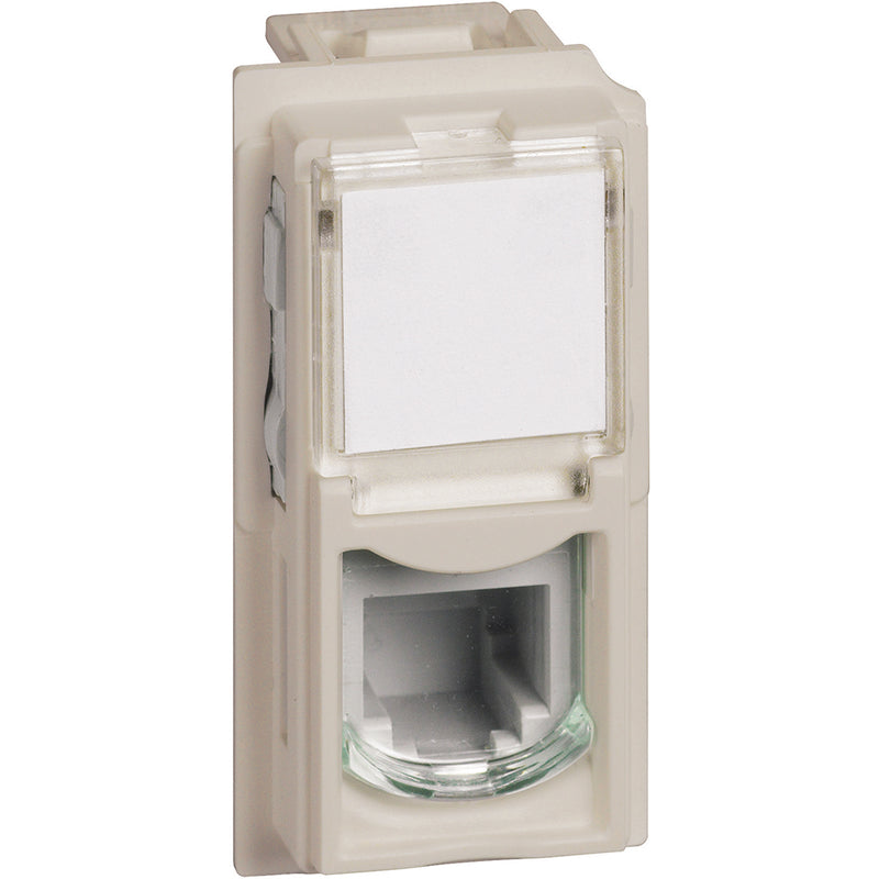 Conector RJ-11 para conexión telefónica - color arena - KM4258RJ11