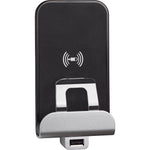 Cargador USB y por inducción - color negro