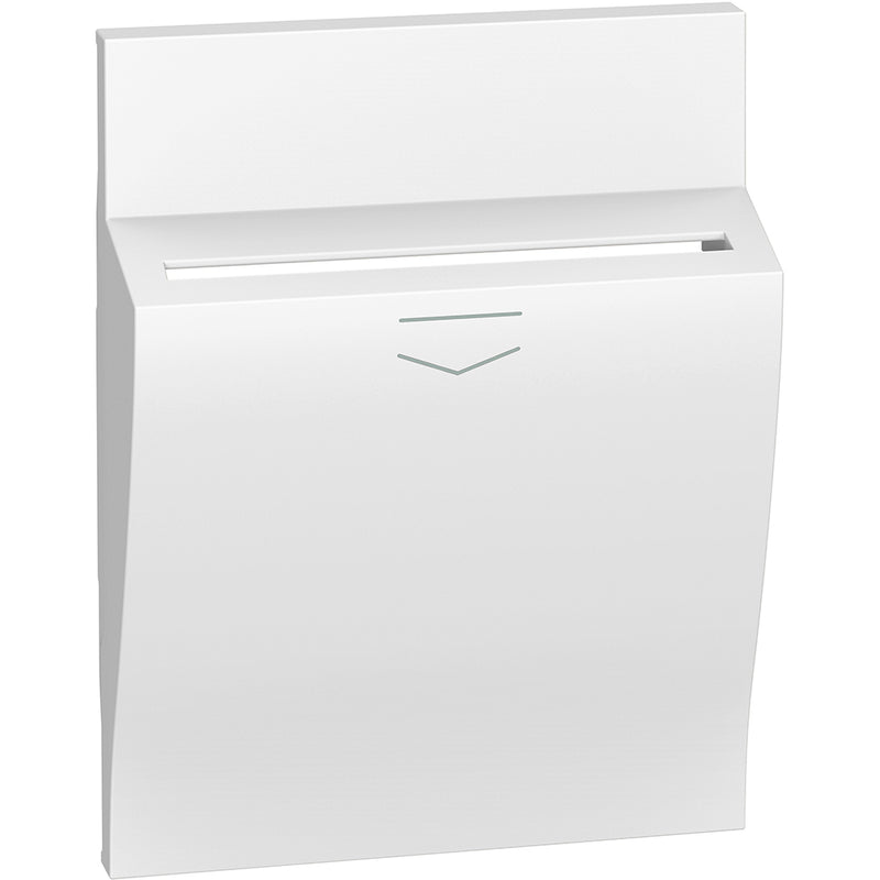 Cubremódulos para interruptor tarjeta llave hotel 3 módulos - color blanco - KW22