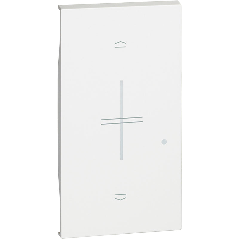Cubremódulo iluminable control persianas 2 módulos - color blanco - KW32M2