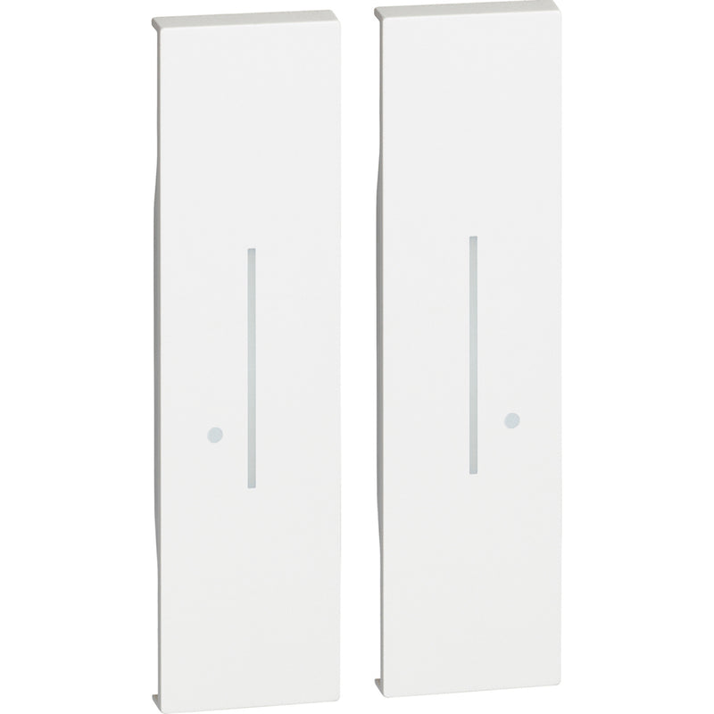 Cubremódulo para interruptor inalámbrico doble K4003DCW blanco - KW36M2