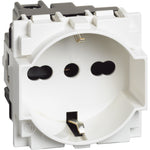 Toma de corriente estándar Schuko universal color blanco - KW4140A16