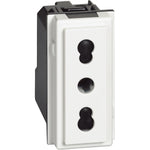 Toma de corriente bipaso color blanco - KW4180