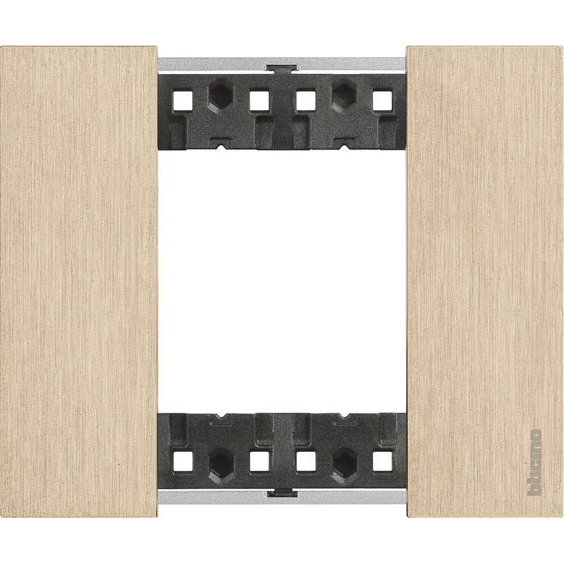 Placa Living Now 2 módulos - color oro - KA4802ZW